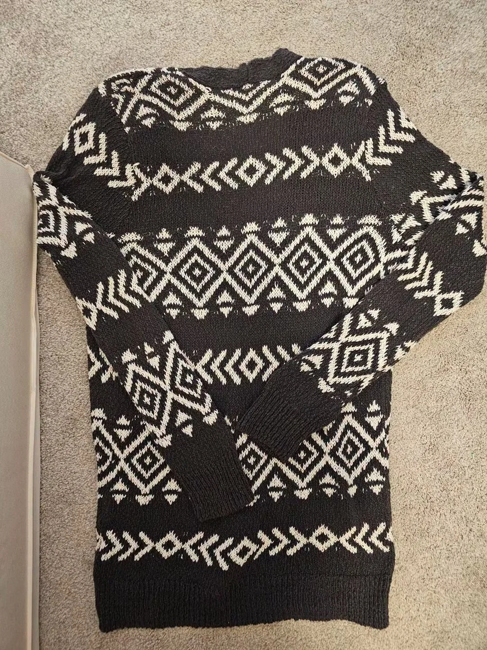 Y2K Hollister Knit Cardigan Sweater Size Medium